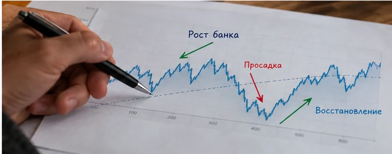 Просадка и восстановление банкролла